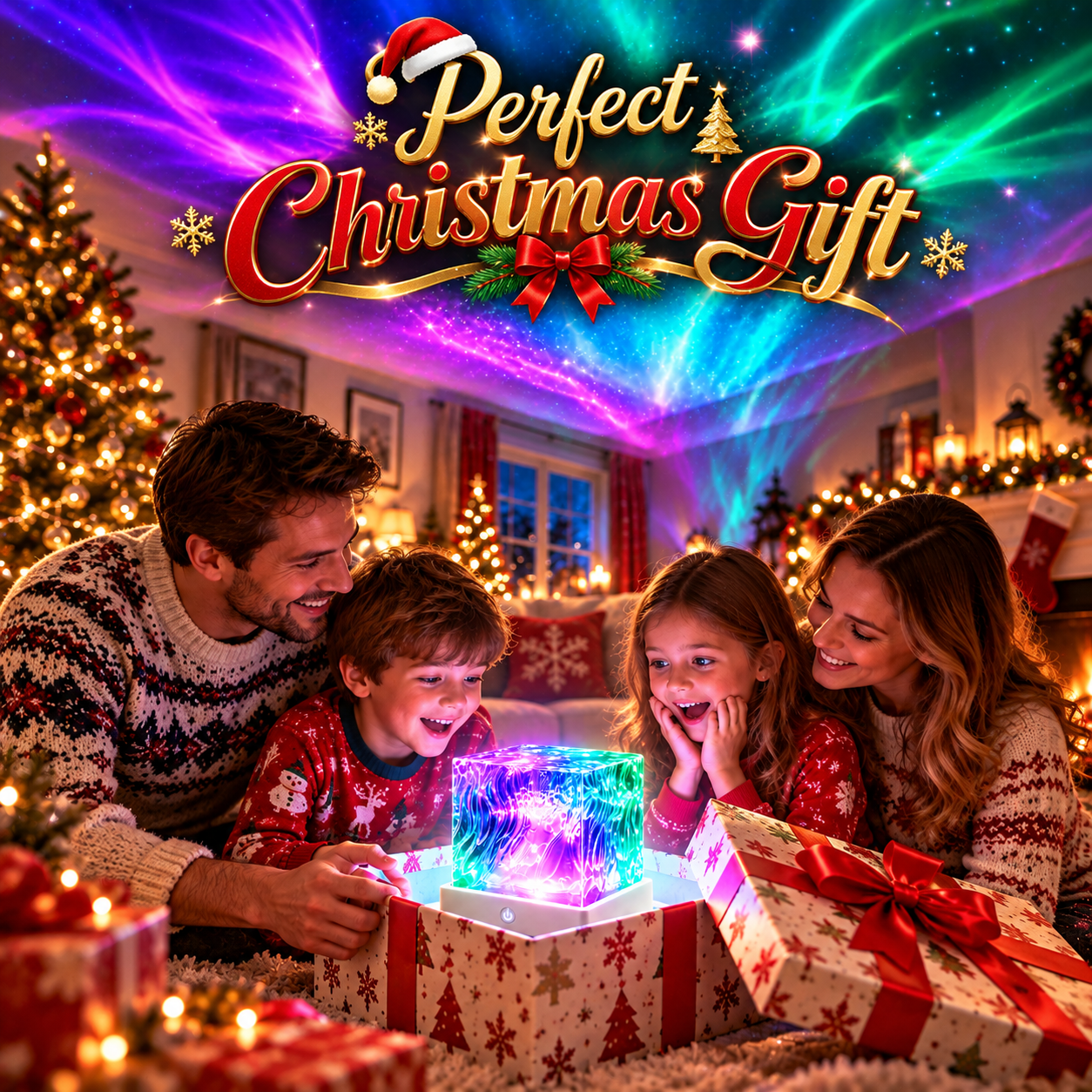 AMIOLOGY Northern Lights RGB Galaxy Projector – 16 Colours, USB Rechargeable, Remote Control - Image 6
