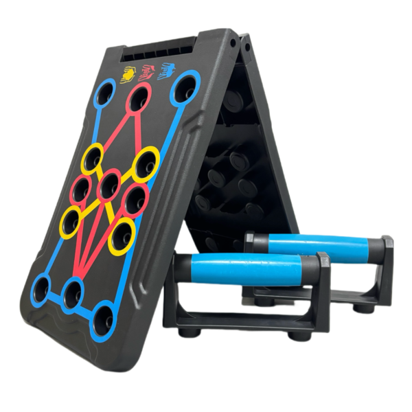 AMIOLOGY 12-in-1 Push Up Board – Foldable Home Workout System